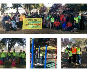 AB&I volunteers help clean-up San Antonio Park