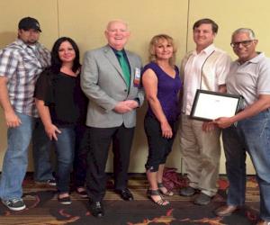 (Pictured from L-R:  MDU Safety team members David Cook, Angie Reece, Tom Slavin (Division Chair of AFS 10-Q Committee Slavin OSH Group, LLC), Karen Tuckett, Ryan Grassley and David Vazquez)