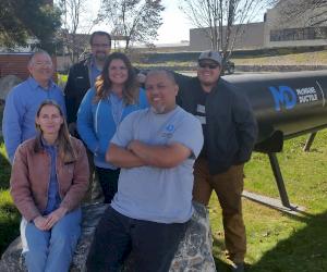 (Pictured: 1st Place Team - back row left to right: Louis Shell, Davy Crockett, Afton Whiting, Roland Irvin; front row left to right: Holly Hurst, Rick Strickland)