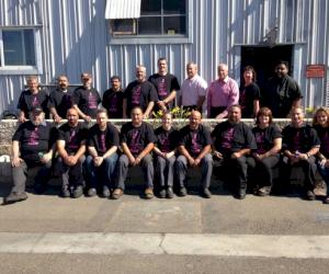(Pictured: Clow Corona Breast Cancer Awareness Team)