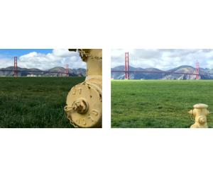 Clow hydrant spotted at the Presidio in San Francisco, California