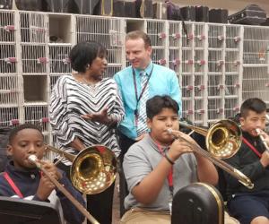 Faye Pettigrew is Principal for a day