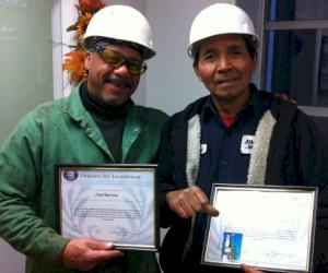 (Pictured from L-R: Jose Berrios and Sarno Kantong)