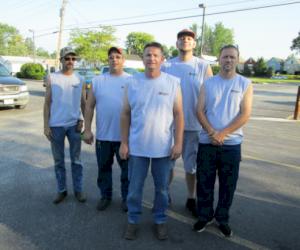 (Pictured left to right: David Schmelzle, Michael Maas, Scott Jones, Jerrod Cox and David Bergherger Jr.)