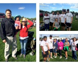 (Pictured to the left: Ryan Grassley and his family; Pictured bottom right L-R: Lisi Apaui, Davy Crockett, Karen Tuckett, Angie Reece, Emily Croft and Sara Courtney; Pictured top right L-R: Martin Garcia, Miguel Munoz, Roman Oropeza, Jonathan Correa, Dav