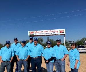 (Pictured L-R: Collins Hildebrand, Justin Ledford, Alan Dickerson, Dennis Cantrell, Bill Hoffman, Gina Steffen, Brett Kays and Connie Dishman)