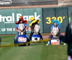 Tyler Coupling treats team members to a night of baseball